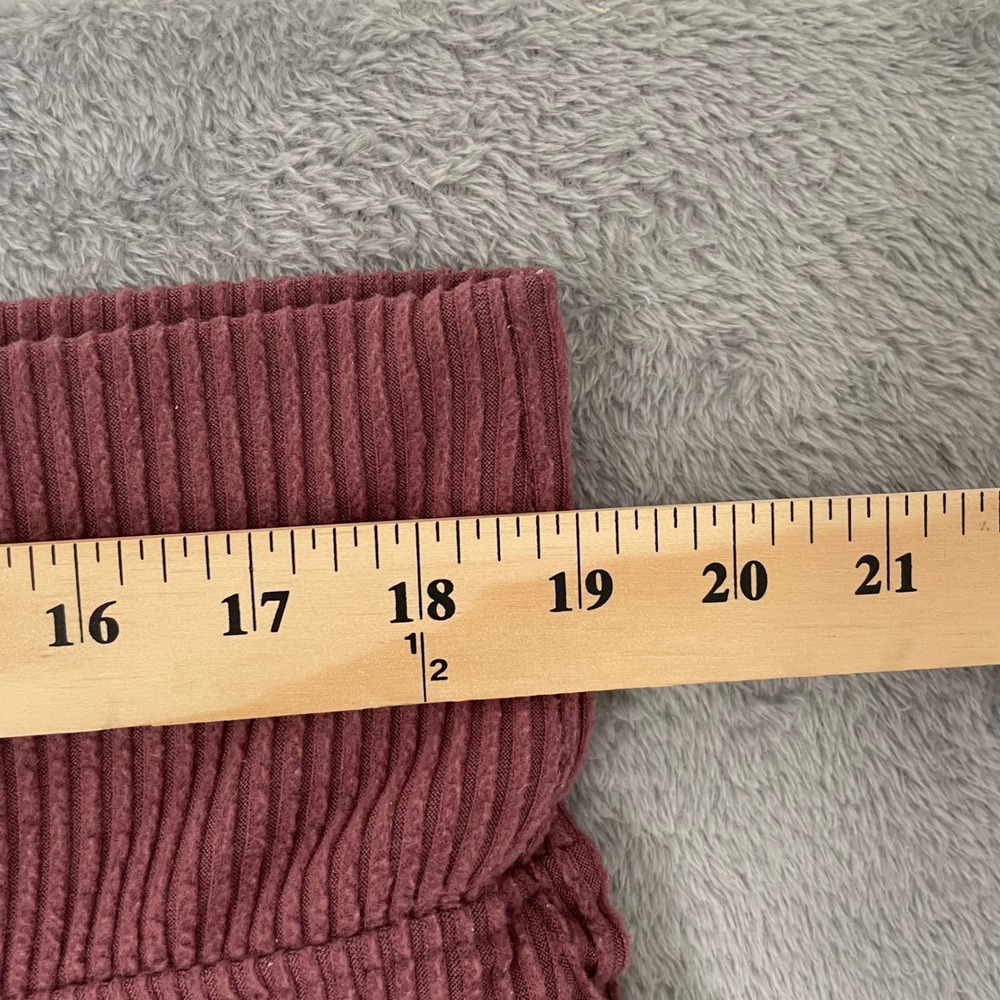 Wild Fable Womens XL Ribbed Flare Pants Dusty Rose High Rise Bell Bottom Y2K - Picture 10 of 12